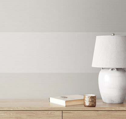 Summer House Dylan Striped Stringcloth Unpasted Wallpaper