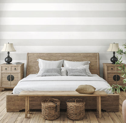 Summer House Dylan Striped Stringcloth Unpasted Wallpaper