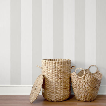 Summer House Dylan Striped Stringcloth Unpasted Wallpaper
