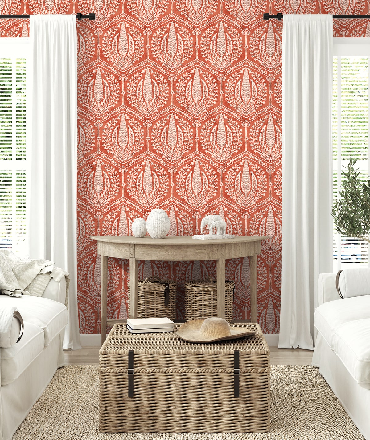 Summer House Cyrus Harvest Botanical Unpasted Wallpaper