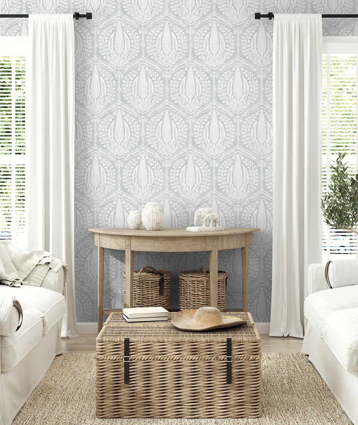 Summer House Cyrus Harvest Botanical Unpasted Wallpaper