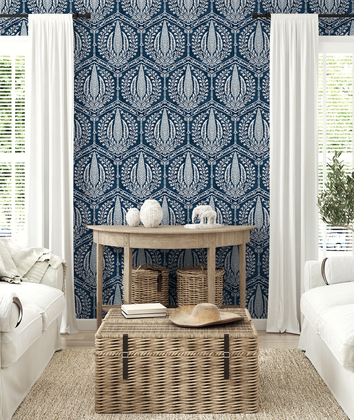 Summer House Cyrus Harvest Botanical Unpasted Wallpaper