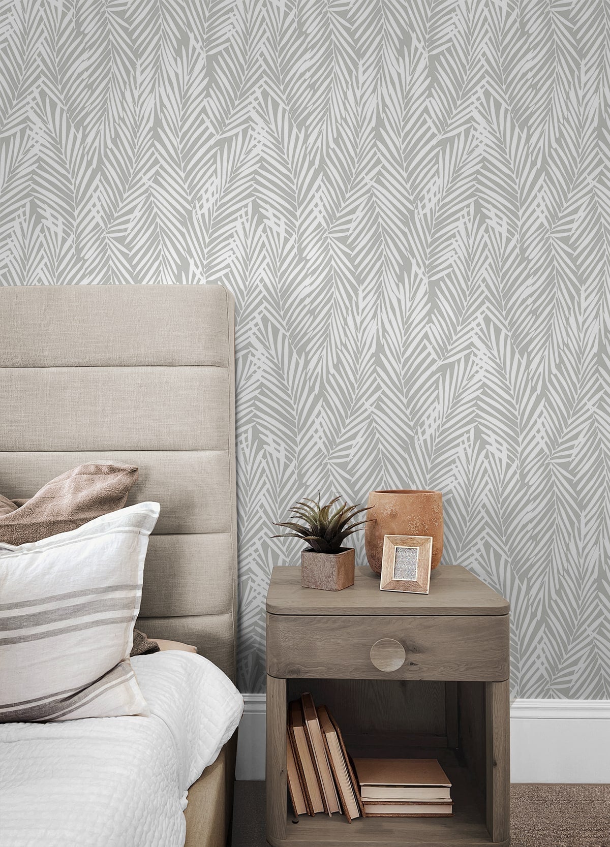 Mod Palm Botanical Peel and Stick Removable Wallpaper