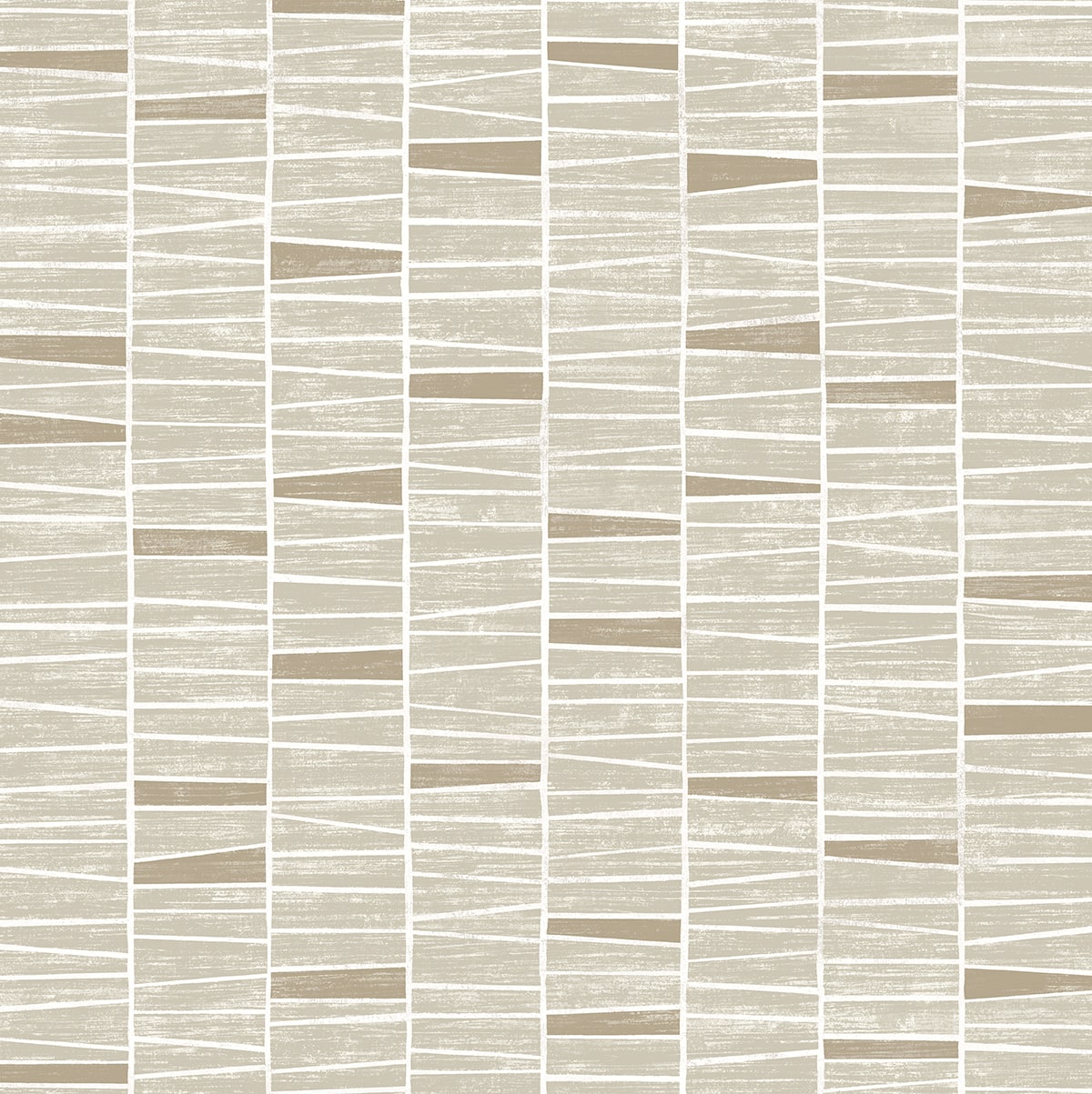 Organic Stripe Contemporary Peel and Stick Removable Wallpaper