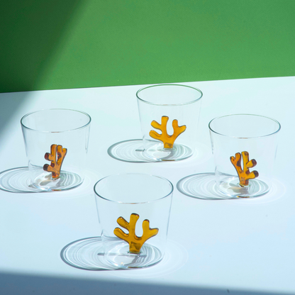 Funky Colorful Water Tumblers - Set of 4