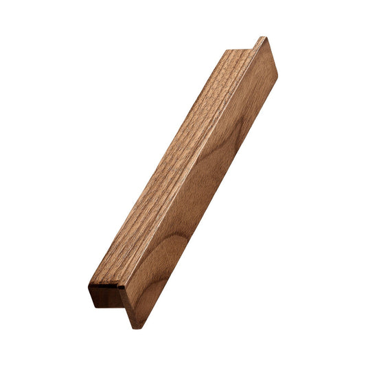 Lacquered Walnut Wood "Shelter" Drawer Pull