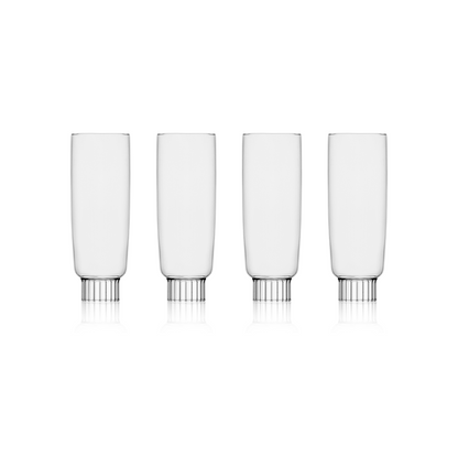 Fun Champagne Flutes - Set of 4