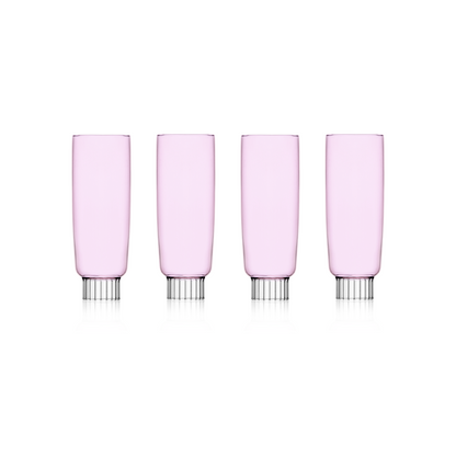 Fun Champagne Flutes - Set of 4