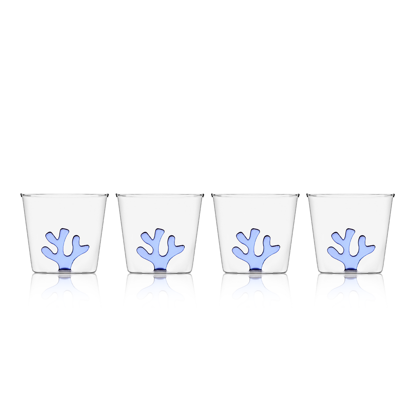Funky Colorful Water Tumblers - Set of 4