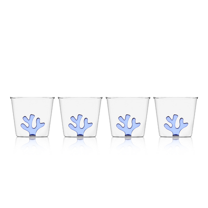 Funky Colorful Water Tumblers - Set of 4