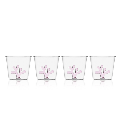 Funky Colorful Water Tumblers - Set of 4