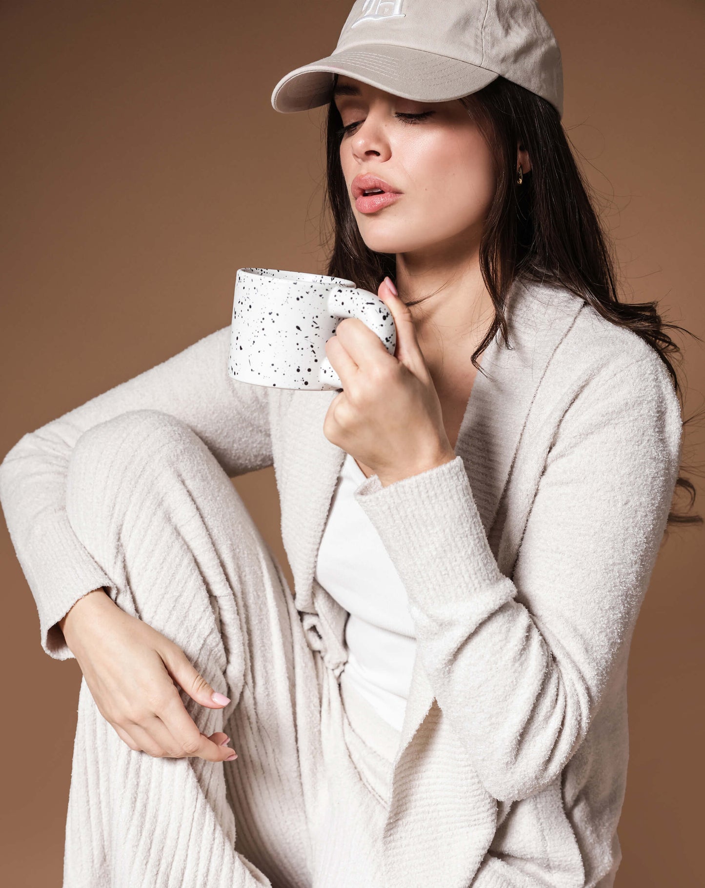 Cloud Cool Relaxed Open Front Cardigan