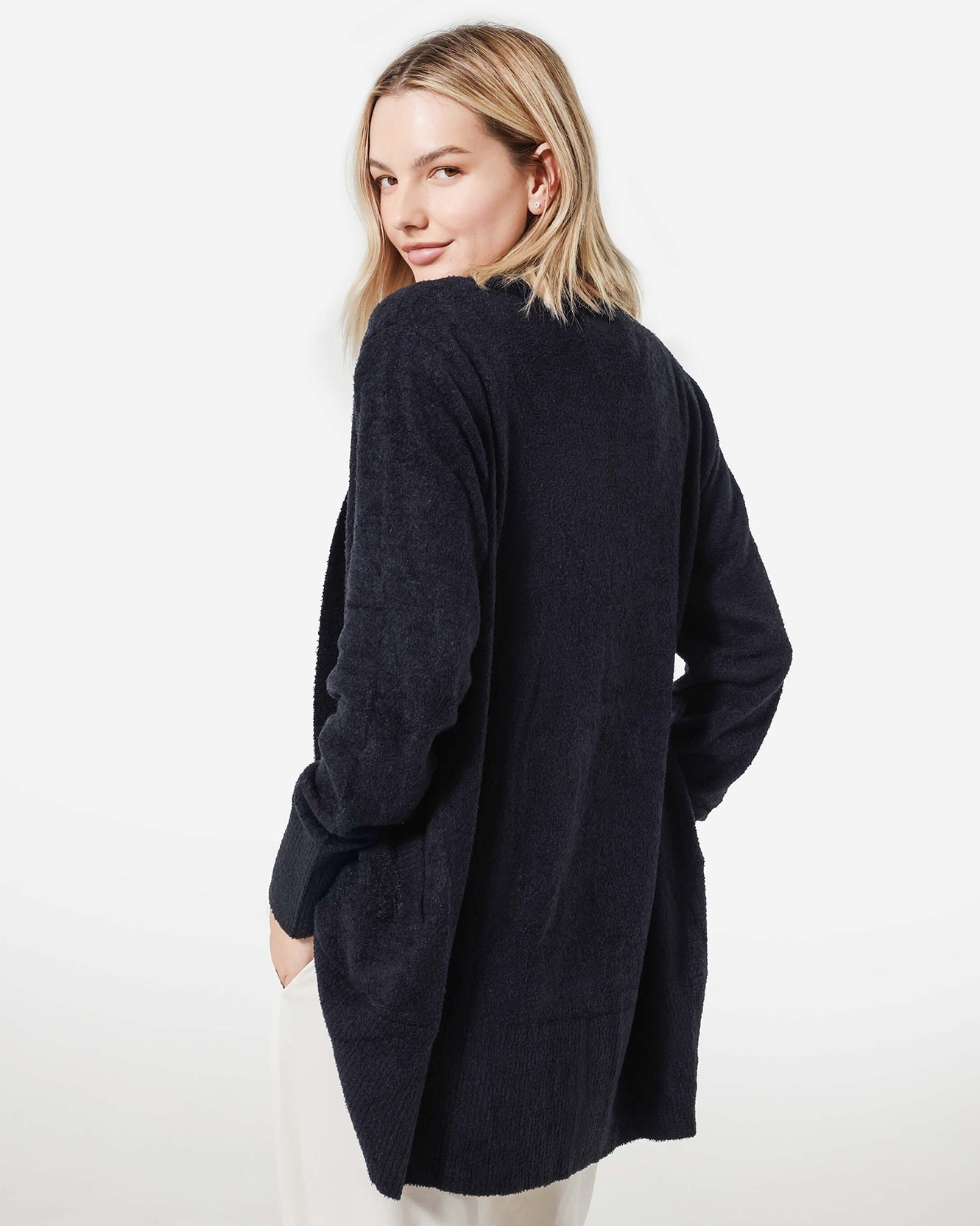 Cloud Cool Relaxed Open Front Cardigan