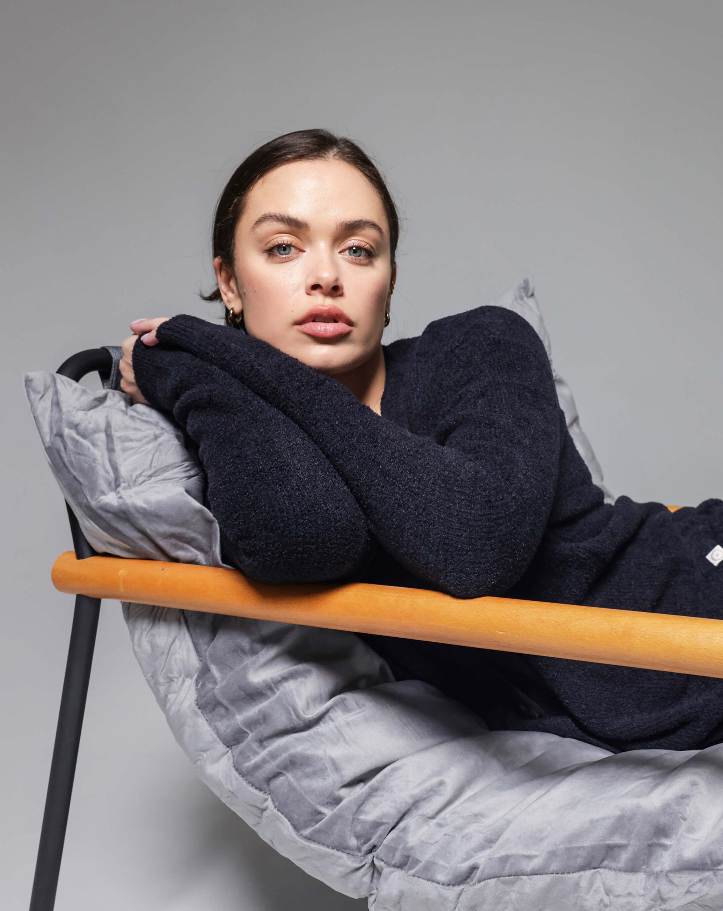 Cloud Cool Oversized Ribbed Buttoned Cardigan