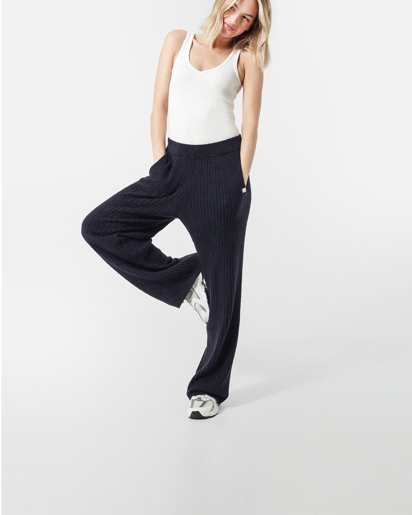 Cloud Cool Ribbed Relaxed Pants