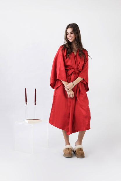 Silky Lyocell Kimono