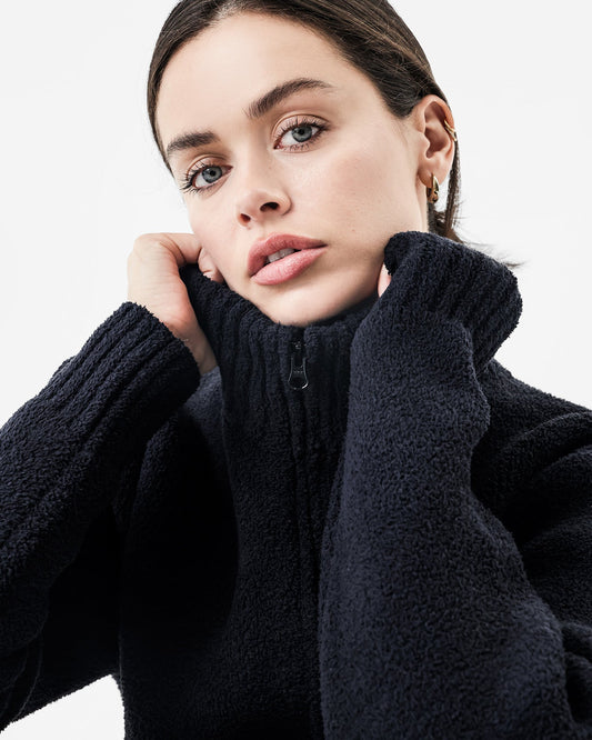 Snug Lite Mock Neck Zip-Up