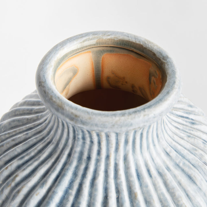 Close up view of top of Thessaly Vase Short 