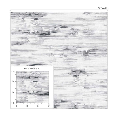 Even More Textures Silk Mistral Abstract Embossed Vinyl Unpasted Wallpaper