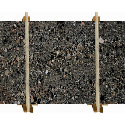 Terrazo Black Bookmatching Marble Slabs Polished - Livfloors Collection