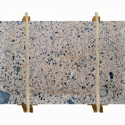 Terrazo Gold Bookmatching Marble Slabs Polished - Livfloors Collection