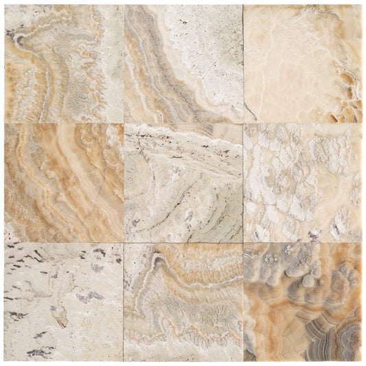 Traonyx Travertine Tile Honed and Filled - Livfloors Collection