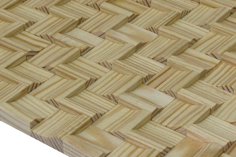 Infinity Pines View US Pine Infinity Mesh-mounted Wood Mosaic Wall Tile - Livfloors Collec ...