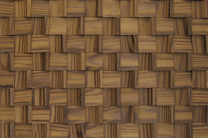 US Pine Infinity Thermowood Mesh-mounted Mosaic Wall Tile - Livfloors Collection