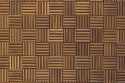 US Pine Madlen Thermowood Mesh-mounted Mosaic Wall Tile - Livfloors Collection