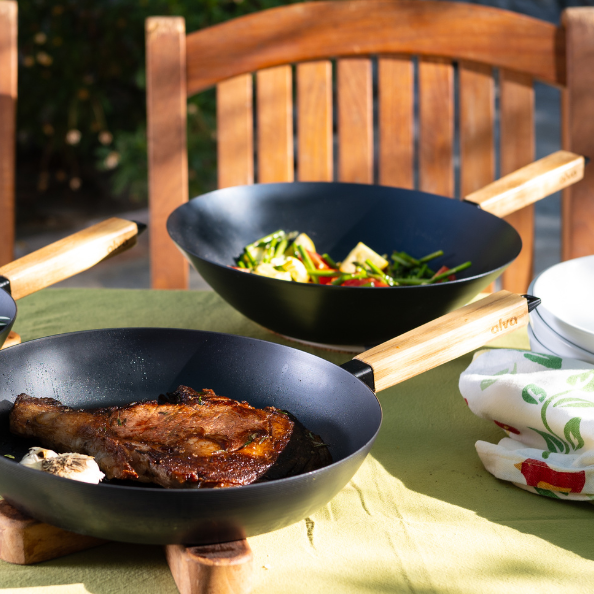 Forest 12" Carbon Steel Wok