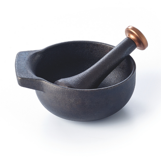 Nori Cast Iron Mortar & Pestle Set