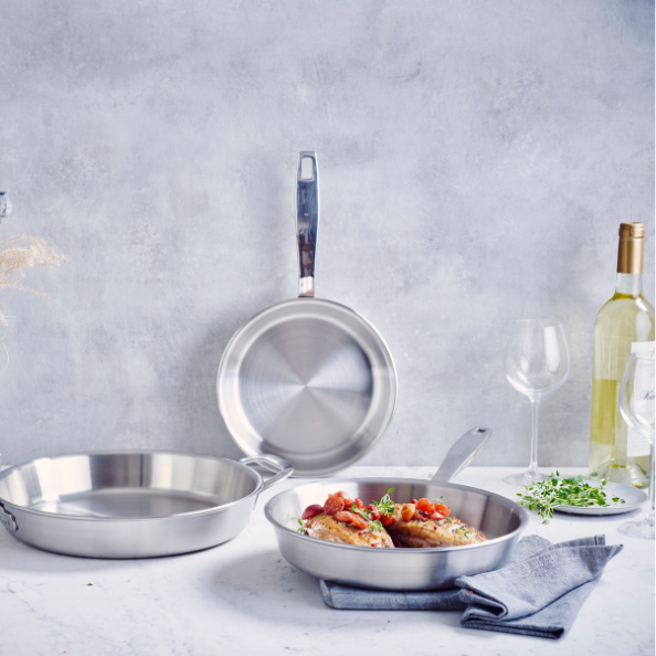 Maestro 5-Ply Stainless Steel Frying Pan
