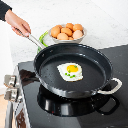 Maestro 5-Ply Stainless Steel Nonstick Frying Pan