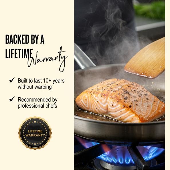 Maestro 5-Ply Stainless Steel Frying Pan