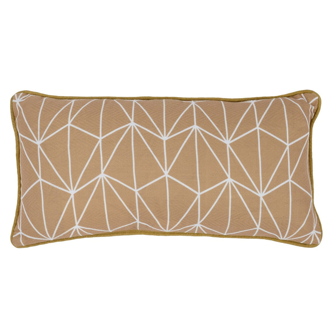 Indoor/Outdoor Himba Tumeric Yellow Pillow (Set of 2)