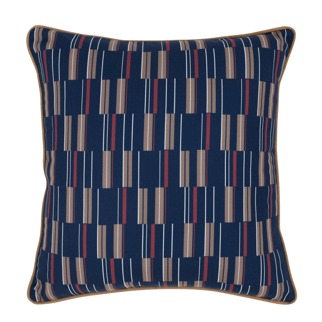 Indoor/Outdoor Nantucket Blue Multi Pillow (Set of 2)