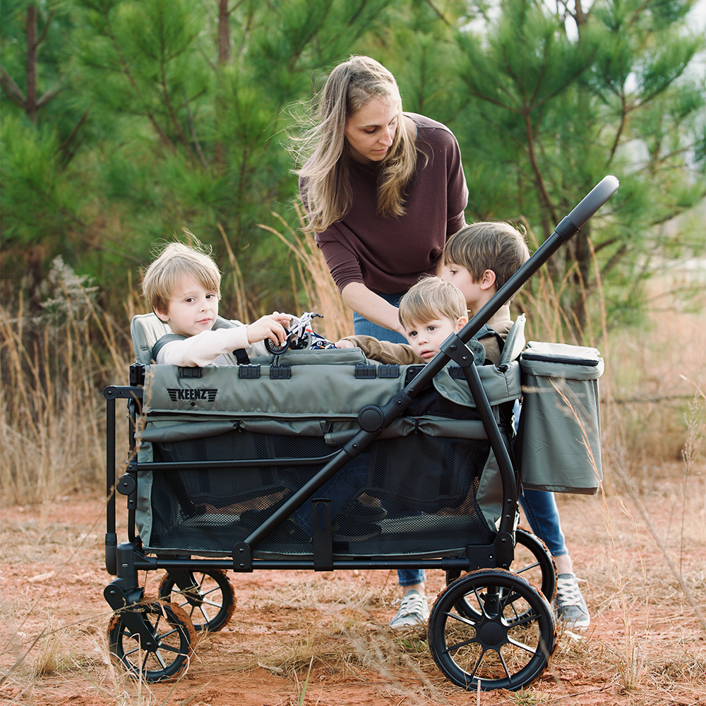 stroller wagon for 3 Keenz VIVA Stroller Wagon 4-Passenger