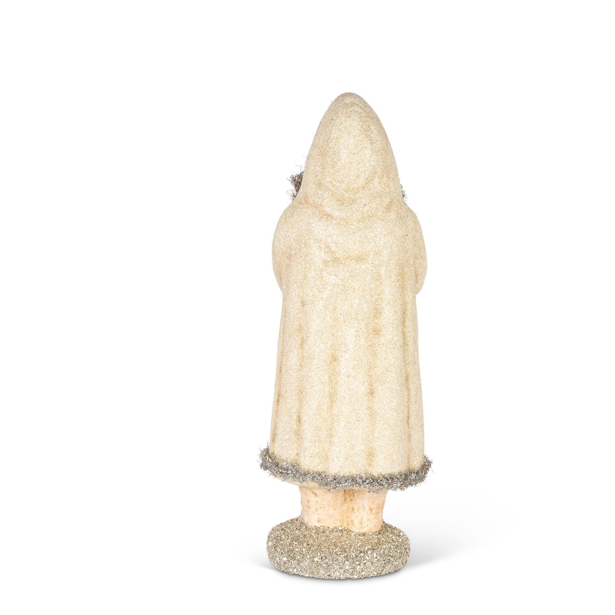 Paper Mache Santa with Tree, 15.25"H