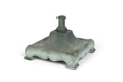 Vintage Look Verdigris Tree Stand, 19.69"L
