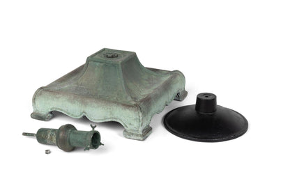 Vintage Look Verdigris Tree Stand, 19.69"L