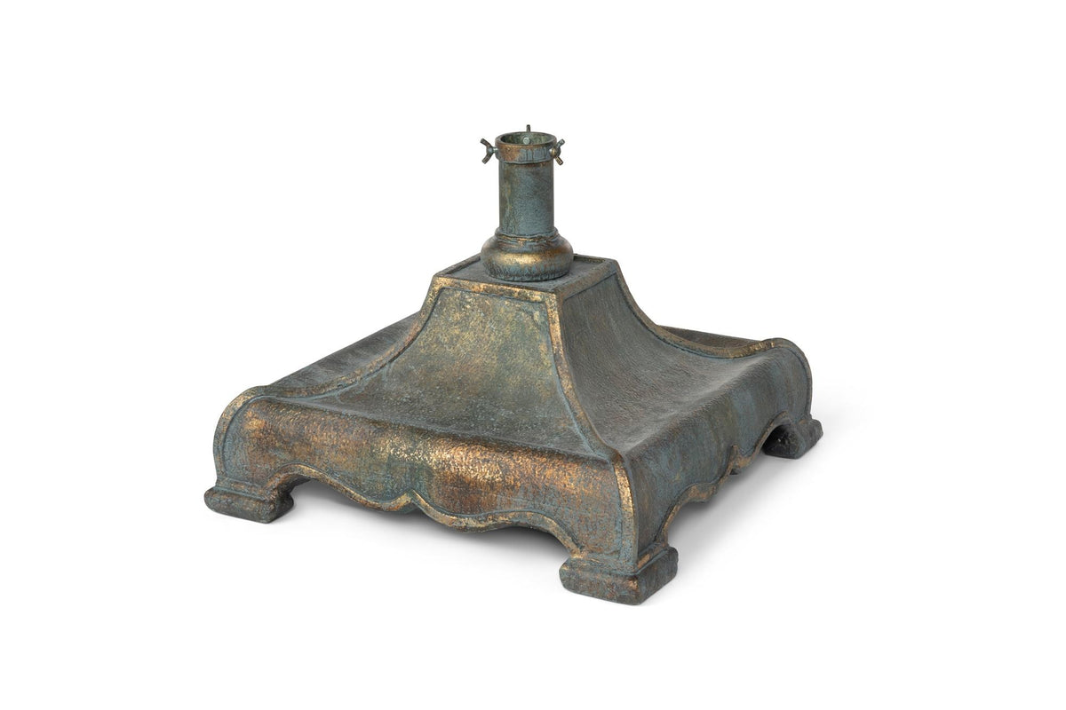 Vintage Look Bronze Tree Stand, 19.69"L