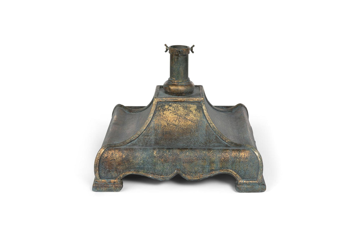 Vintage Look Bronze Tree Stand, 19.69"L