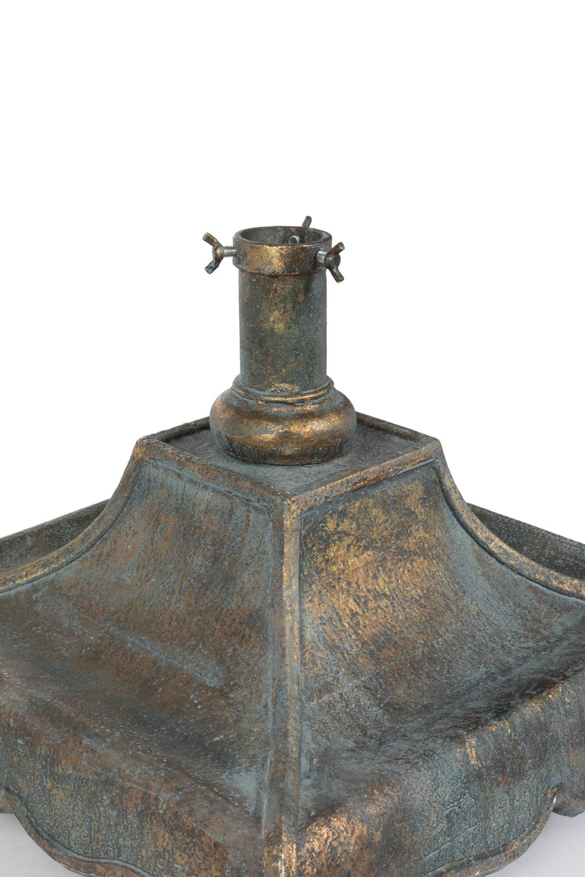 Vintage Look Bronze Tree Stand, 19.69"L