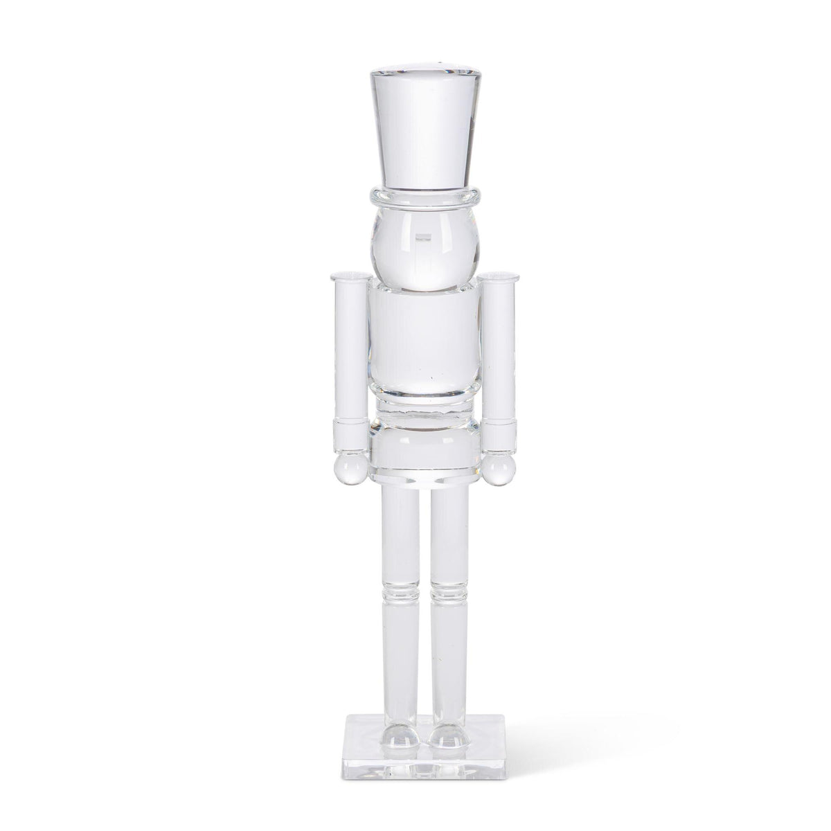 Clear Acrylic Nutcracker, 14.6"H