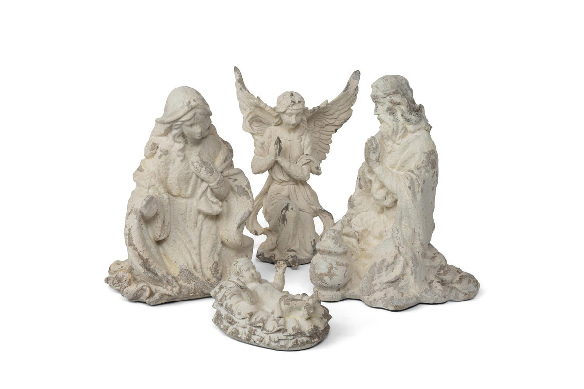 Resin Nativity Figures, 5.9"L, Set of 4
