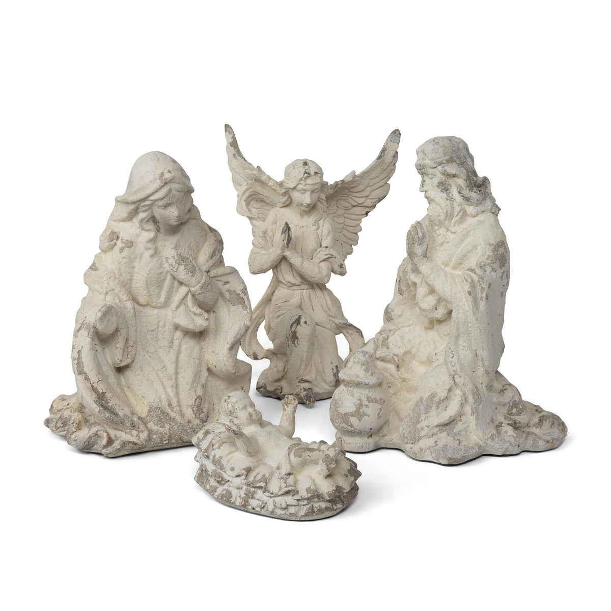 Resin Nativity Figures, 5.9"L, Set of 4