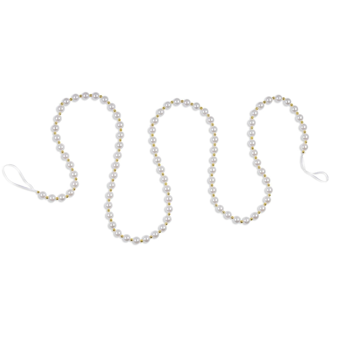 Plastic Beaded Pearl Garland, 72"L