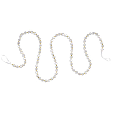 Plastic Beaded Pearl Garland, 72"L