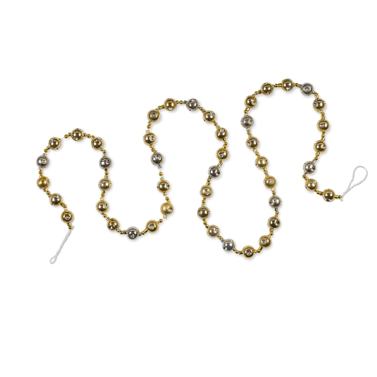 Boxed Gold Glass Bead Garland, 72"L