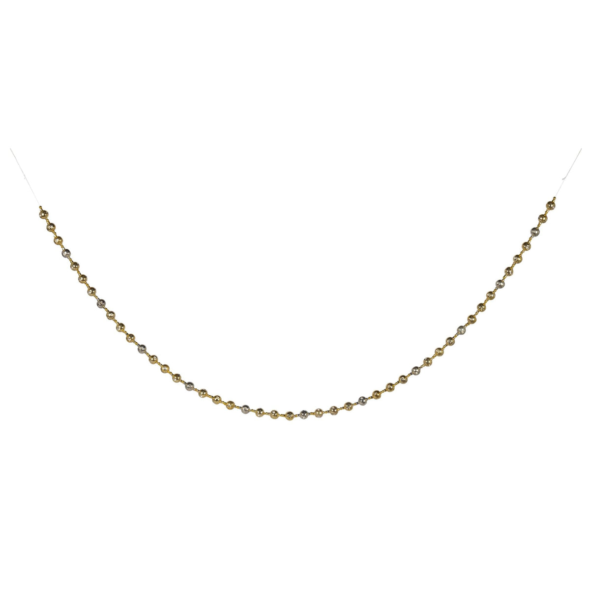 Boxed Gold Glass Bead Garland, 72"L